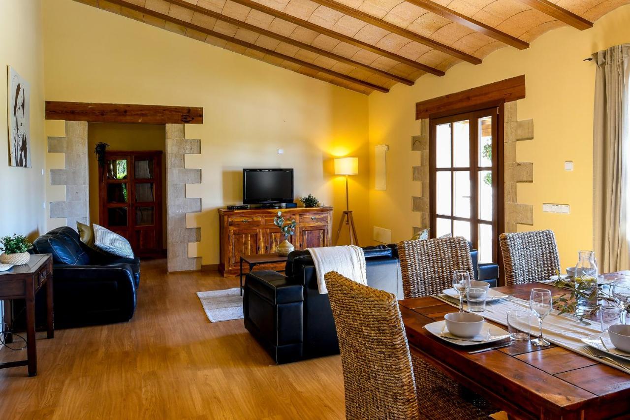 Moderne Finca Can Vicento - Heizung - Pizzaofen Porto Cristo Exteriör bild