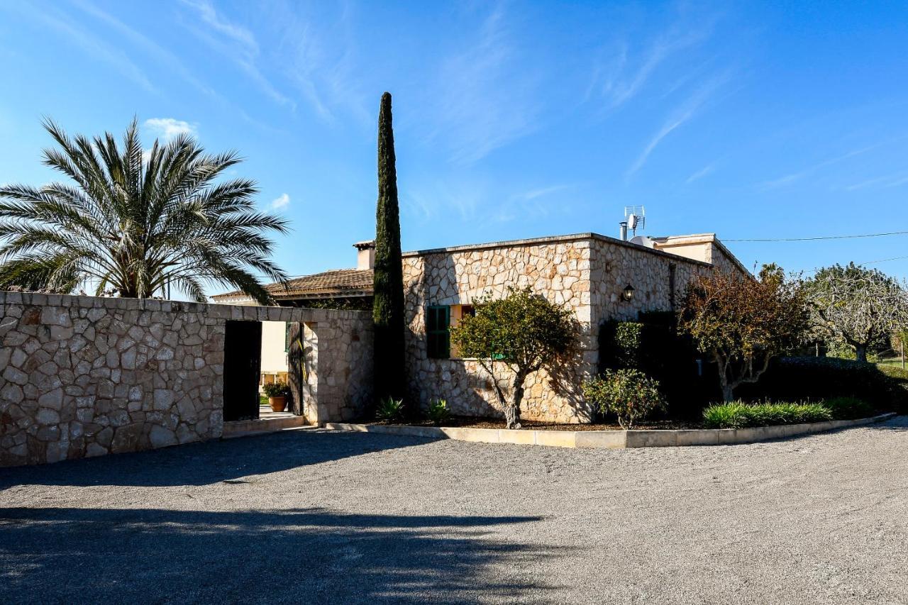 Moderne Finca Can Vicento - Heizung - Pizzaofen Porto Cristo Exteriör bild